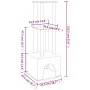 Cat scratching post with light gray sisal posts 133.5 cm by vidaXL, Cat furniture - Ref: Foro24-172083, Price: 32,90 €, Disco...