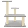 Cat scratcher with light gray sisal posts 61 cm by vidaXL, Cat furniture - Ref: Foro24-172086, Price: 44,50 €, Discount: %