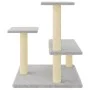 Cat scratcher with light gray sisal posts 61 cm by vidaXL, Cat furniture - Ref: Foro24-172086, Price: 44,50 €, Discount: %
