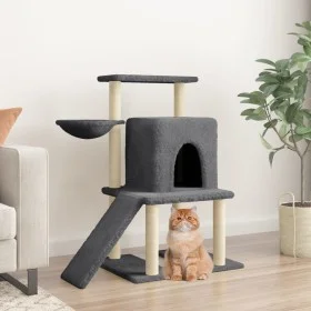 Cat scratcher with dark gray sisal posts 96.5 cm by vidaXL, Cat furniture - Ref: Foro24-172078, Price: 43,62 €, Discount: %