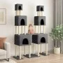 Cat scratching post with dark gray sisal posts 199 cm by vidaXL, Cat furniture - Ref: Foro24-172081, Price: 76,99 €, Discount: %