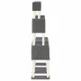 Cat scratching post with dark gray sisal posts 199 cm by vidaXL, Cat furniture - Ref: Foro24-172081, Price: 76,99 €, Discount: %