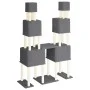 Cat scratching post with dark gray sisal posts 199 cm by vidaXL, Cat furniture - Ref: Foro24-172081, Price: 76,99 €, Discount: %