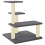 Katzenkratzbaum mit dunkelgrauen Sisalstämmen 61 cm von vidaXL, Katzenmöbel - Ref: Foro24-172087, Preis: 45,18 €, Rabatt: %
