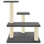 Cat scratching post with dark gray sisal posts 61 cm by vidaXL, Cat furniture - Ref: Foro24-172087, Price: 43,52 €, Discount: %
