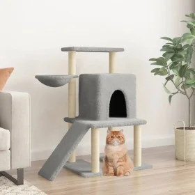 Rascador para gatos con postes de sisal gris claro 96,5 cm by vidaXL, Cat furniture - Ref: Foro24-172077, Price: 43,52 €, Dis...