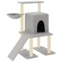 Rascador para gatos con postes de sisal gris claro 96,5 cm by vidaXL, Cat furniture - Ref: Foro24-172077, Price: 43,51 €, Dis...