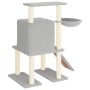 Kratzbaum für Katzen mit hellgrauen Sisalstangen 96,5 cm von vidaXL, Katzenmöbel - Ref: Foro24-172077, Preis: 40,69 €, Rabatt: %