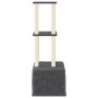 Cat scratcher with dark gray sisal posts 133.5 cm by vidaXL, Cat furniture - Ref: Foro24-172084, Price: 42,74 €, Discount: %