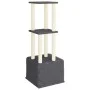 Kratzbaum für Katzen mit dunkelgrauen Sisalpfosten 133,5 cm von vidaXL, Katzenmöbel - Ref: Foro24-172084, Preis: 42,20 €, Rab...