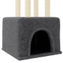 Cat scratcher with dark gray sisal posts 133.5 cm by vidaXL, Cat furniture - Ref: Foro24-172084, Price: 42,74 €, Discount: %
