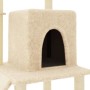 Katzenkratzbaum mit cremefarbenen Sisalstämmen, 96,5 cm von vidaXL, Katzenmöbel - Ref: Foro24-172076, Preis: 41,15 €, Rabatt: %