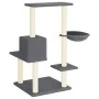 Kratzbaum für Katzen mit dunkelgrauen Sisalstangen 95 cm von vidaXL, Katzenmöbel - Ref: Foro24-172075, Preis: 40,95 €, Rabatt: %