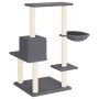 Kratzbaum für Katzen mit dunkelgrauen Sisalstangen 95 cm von vidaXL, Katzenmöbel - Ref: Foro24-172075, Preis: 41,52 €, Rabatt: %