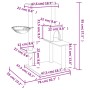 Kratzbaum für Katzen mit dunkelgrauen Sisalstangen 95 cm von vidaXL, Katzenmöbel - Ref: Foro24-172075, Preis: 41,52 €, Rabatt: %