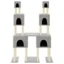 Rascador para gatos con postes de sisal gris claro 199 cm by vidaXL, Cat furniture - Ref: Foro24-172080, Price: 76,71 €, Disc...