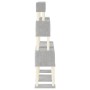 Rascador para gatos con postes de sisal gris claro 199 cm de vidaXL, Mobiliario para gatos - Ref: Foro24-172080, Precio: 77,4...