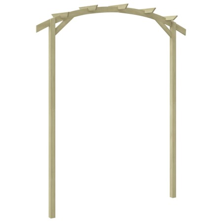 Pérgola de jardín madera de pino impregnada 180x210x40 cm en Pérgolas, arcos y enrejados de jardín | Comprar online en Foro24