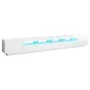 Mueble para TV con luces LED blanco brillante 300x35x40 cm de vidaXL, Muebles TV - Ref: Foro24-3081930, Precio: 267,74 €, Des...
