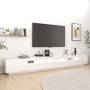 TV-Schrank mit strahlend weißen LED-Leuchten 300x35x40 cm von vidaXL, TV-Möbel - Ref: Foro24-3081930, Preis: 272,81 €, Rabatt: %