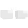 TV-Schrank mit strahlend weißen LED-Leuchten 300x35x40 cm von vidaXL, TV-Möbel - Ref: Foro24-3081930, Preis: 272,81 €, Rabatt: %