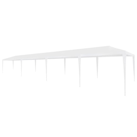 Carpa para fiestas PE blanca 3x12 m en Carpas y cenadores | Comprar online en Foro24