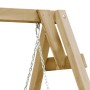 Banco columpio de jardín madera pino impregnada 205x150x157 cm en Balancines de jardín | Comprar online en Foro24