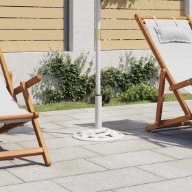 Base de sombrilla de hierro fundido blanco 9 kg 40 cm en Bases para sombrillas | Comprar online en Foro24