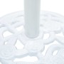Base de sombrilla de hierro fundido blanco 9 kg 40 cm en Bases para sombrillas | Comprar online en Foro24