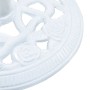 Base de sombrilla de hierro fundido blanco 9 kg 40 cm en Bases para sombrillas | Comprar online en Foro24