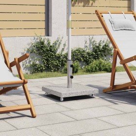 Base de sombrilla cuadrada de granito gris 30 kg en Bases para sombrillas | Comprar online en Foro24