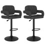 Taburetes de cocina 2 unidades tela gris oscuro de vidaXL, Taburetes de cocina - Ref: Foro24-335618, Precio: 196,61 €, Descue...