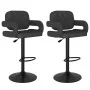 Taburetes de cocina 2 unidades tela gris oscuro de vidaXL, Taburetes de cocina - Ref: Foro24-335618, Precio: 194,29 €, Descue...