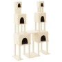 Kratzbaum für Katzen mit cremefarbenen Sisalstämmen, 199 cm von vidaXL, Katzenmöbel - Ref: Foro24-172079, Preis: 77,44 €, Rab...