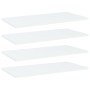 Estantes para estantería 4 uds contrachapada blanco 60x30x1,5cm