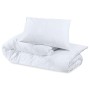 Bettbezug-Set aus hellweißer Mikrofaser, 240 x 220 cm von vidaXL, Bettbezüge - Ref: Foro24-136016, Preis: 28,92 €, Rabatt: %