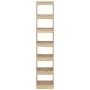 Estantería/divisor espacios color roble Sonoma 40x30x198 cm