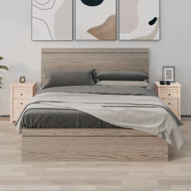 Mesitas de noche 2 uds madera maciza de pino 40x35x61,5 cm en Mesitas de noche | Comprar online en Foro24