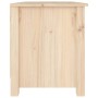 Banco zapatero de madera de pino maciza 70x38x45,5 cm