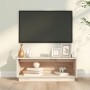 Mueble de TV de madera maciza de pino 90x35x35 cm
