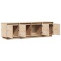 Mueble de TV de madera maciza de pino 156x37x45 cm