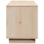 Mueble de TV de madera maciza de pino 156x37x45 cm