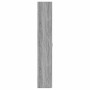 Armario de oficina madera contrachapada sonoma gris 60x32x190cm