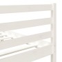 Kleines Doppelbettgestell aus Massivholz weiß 120x190 cm von vidaXL, Betten und Lattenroste - Ref: Foro24-3101254, Preis: 150...