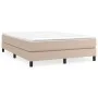 Cappuccino synthetic leather bed frame 140x190 cm by vidaXL, Beds and slatted bases - Ref: Foro24-3120699, Price: 101,01 €, D...