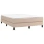 Cappuccino synthetic leather bed frame 140x190 cm by vidaXL, Beds and slatted bases - Ref: Foro24-3120699, Price: 101,01 €, D...