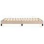 Bettgestell aus Cappuccino-Kunstleder, 140 x 190 cm von vidaXL, Betten und Lattenroste - Ref: Foro24-3120699, Preis: 102,93 €...