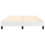 Bettgestell aus weißem Kunstleder, 140 x 190 cm von vidaXL, Betten und Lattenroste - Ref: Foro24-3120695, Preis: 100,14 €, Ra...