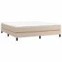 Cappuccino synthetic leather bed frame 160x200 cm by vidaXL, Beds and slatted bases - Ref: Foro24-3120711, Price: 105,04 €, D...