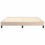 Estructura de cama de cuero sintético capuchino 160x200 cm de vidaXL, Camas y somieres - Ref: Foro24-3120711, Precio: 109,30 ...